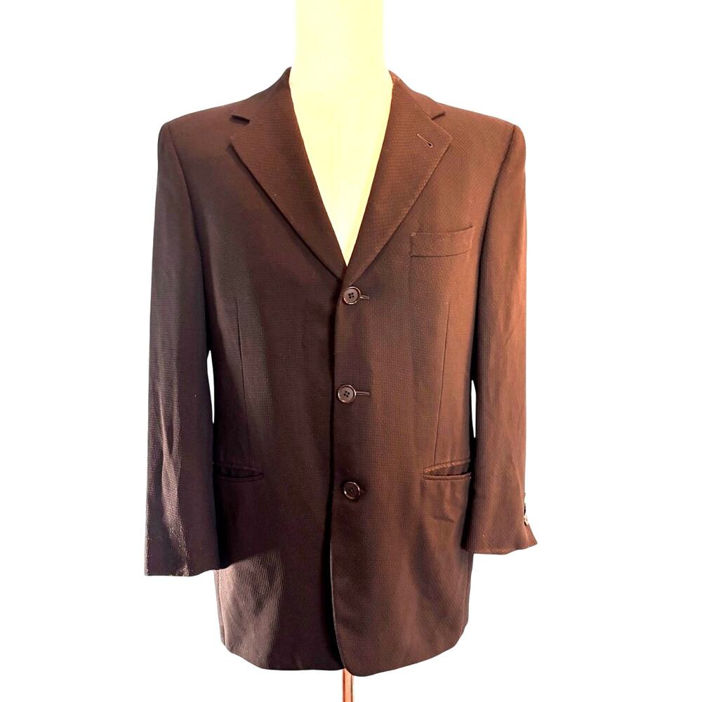 Made in ITALY CANALI Proposta 3 Button Sportcoat Blazer Jacket 100% Wool SZ 46